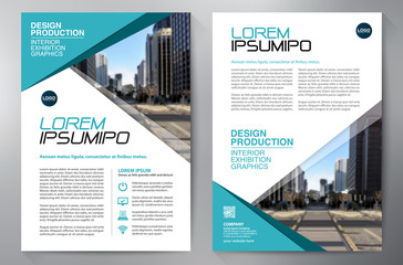 Business brochure flyer design a4 template. - 125668671