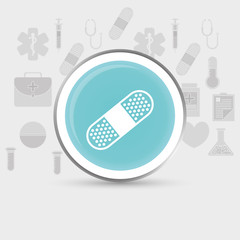 Medical first aids icon vector illustration graphic design