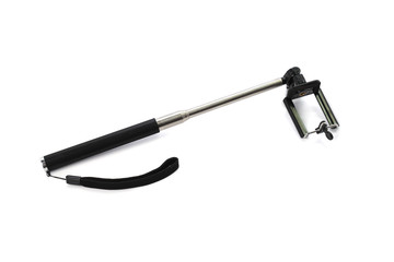 selfie stick isolated on white background
