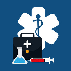 Obraz premium Medical healthcare service icon vector illustration graphic design