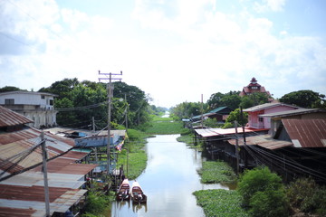 canal village in Thailand