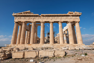 Fototapeta premium Parthenon at the Acropolis east side
