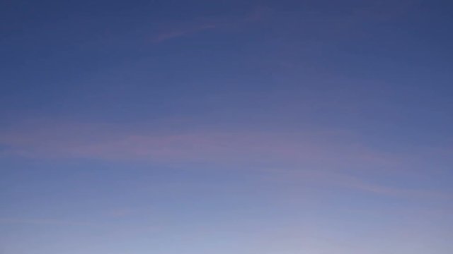 Sky at sunset in 4K  time lapse