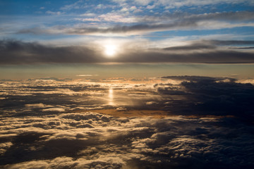 Sunset from Airplane