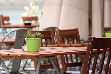 Restaurant terrace