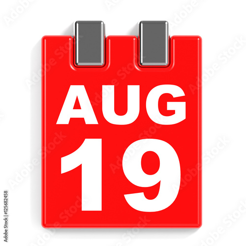 august-19-calendar-on-white-background-stock-photo-and-royalty-free
