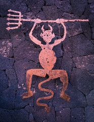 National Park Fire Devil emblem/logo, Timanfaya National Park