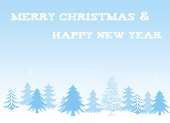 Fototapeta premium Merry Christmas and Happy New Year