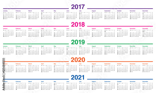 "2017-2019 Year Calendar" Stock image and royalty-free ... "2017-2019 Year Calendar" Stock image and royalty-free ...