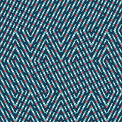 Abstract seamless vector pattern of intersecting diagonal orname