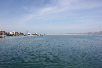 Fototapeta na wymiar Hafen von Korinth