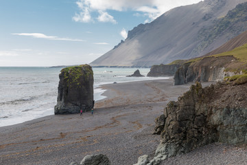 Austurland Black Sand Beach