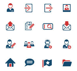 accaunt icon set