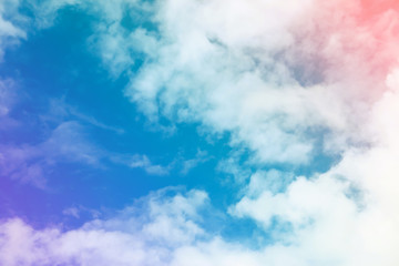 Colorful sky and clouds.