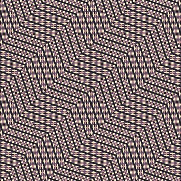 Abstract seamless vector pattern of intersecting diagonal orname