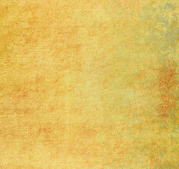 Yellow grunge wall for texture background