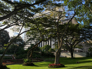 Public park La Estancia in Caracas, Venezuela