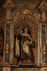 Fototapeta na wymiar Real Monasterio de Santo Tomás , convento de dominicos en Ávila en honor de Santo Tomás de Aquino Castilla y León, España.