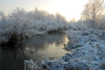  River in winter