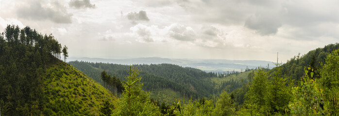 Andrzejówka, przełęcz pod Waligórą © martabialonoga