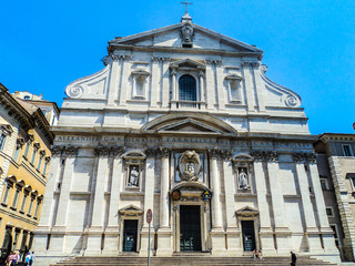Fototapeta na wymiar Church of St. Ignatius, Rome, Italy