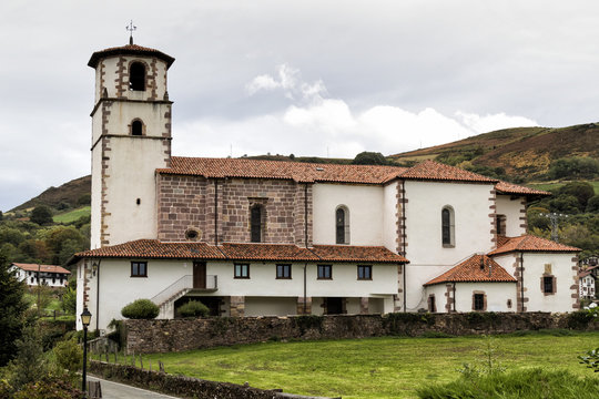 Amaiur small village in Baztan Valley