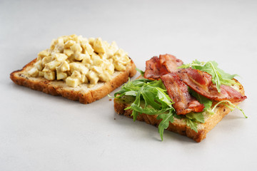 Bacon and Egg Salad Sandwich