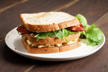 Bacon and Egg Salad Sandwich
