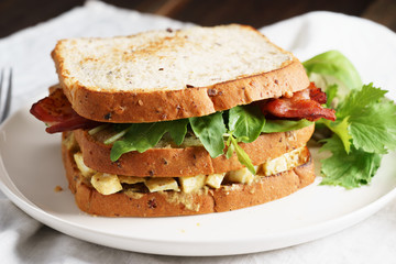Bacon and Egg Salad Sandwich