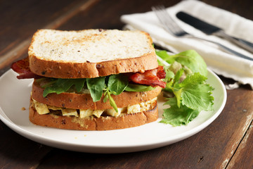 Bacon and Egg Salad Sandwich