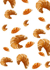 pattern croissants