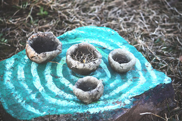 Handmade ceramic cups