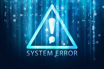 system error background - 125694872