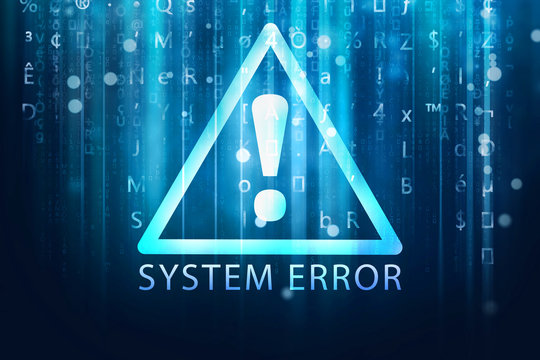 system error background
