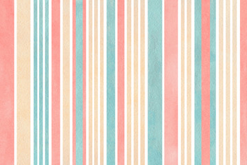 Watercolor striped background.