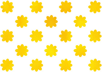 Watercolor flowers pattern.