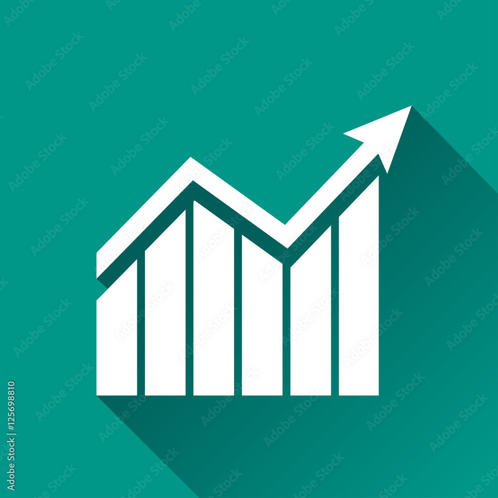 Poster graph design icon