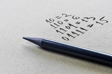 Binary number system © benjaminec