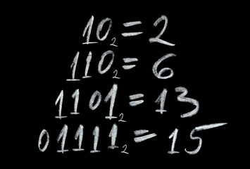 Binary number system © benjaminec