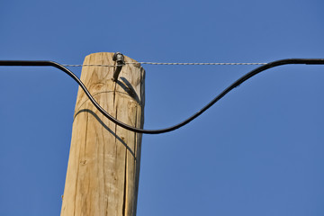 Dangerous electric cable