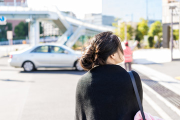 Obraz premium Asian woman on street