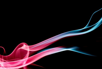 The Free form of white smoke on the Freedom of texture and pattern of sky. Abstract Background Concepts