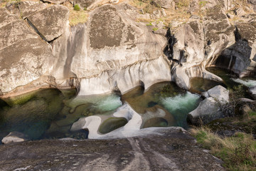 Piscinas naturales de Los Pilones en la Garganta de los infiernos, valle del Jerte, Cáceres...