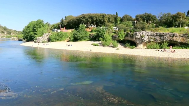 Baignade en rivi&egrave;re
