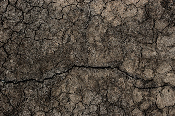 Crack cement floor background.