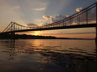 Fototapeta na wymiar Kyiv, bridge