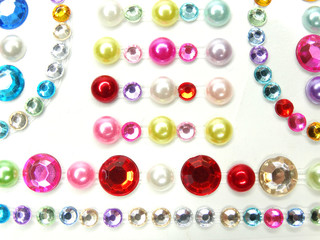 jewelry gem bright crystals as background
