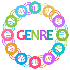 Genre Colorful Rings Circular 