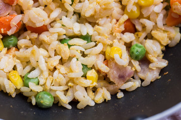 Close-up fried rice