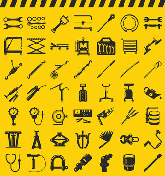 Car tools, car workshop